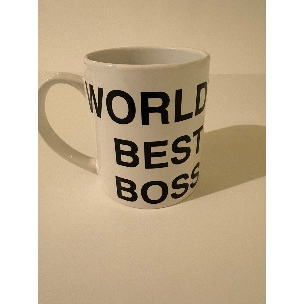 Zak Designs The Office Worlds Best Boss Coffee Mug White Ceramic Michael Scott